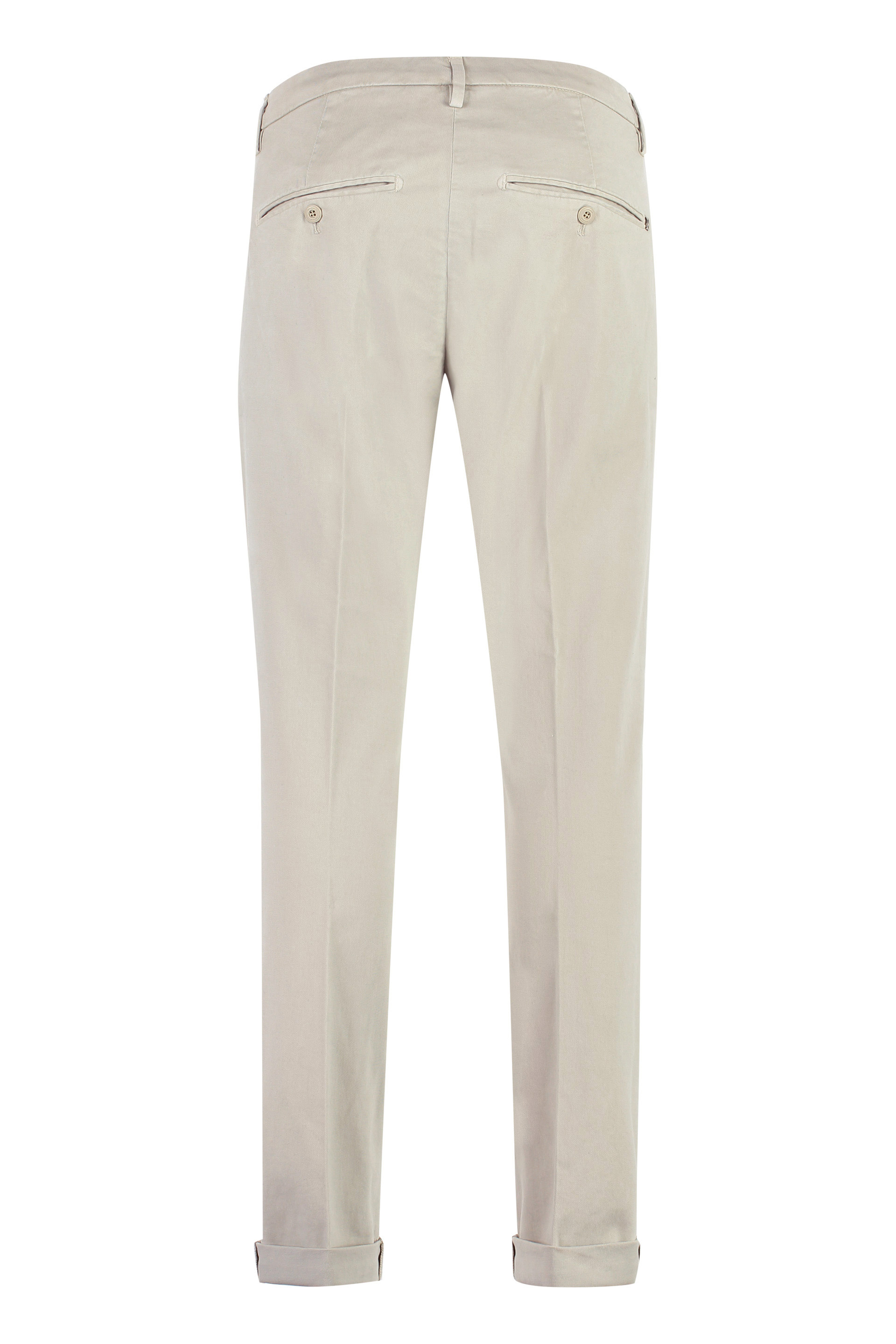 Dondup Belt-lined Casual Pants In Gray