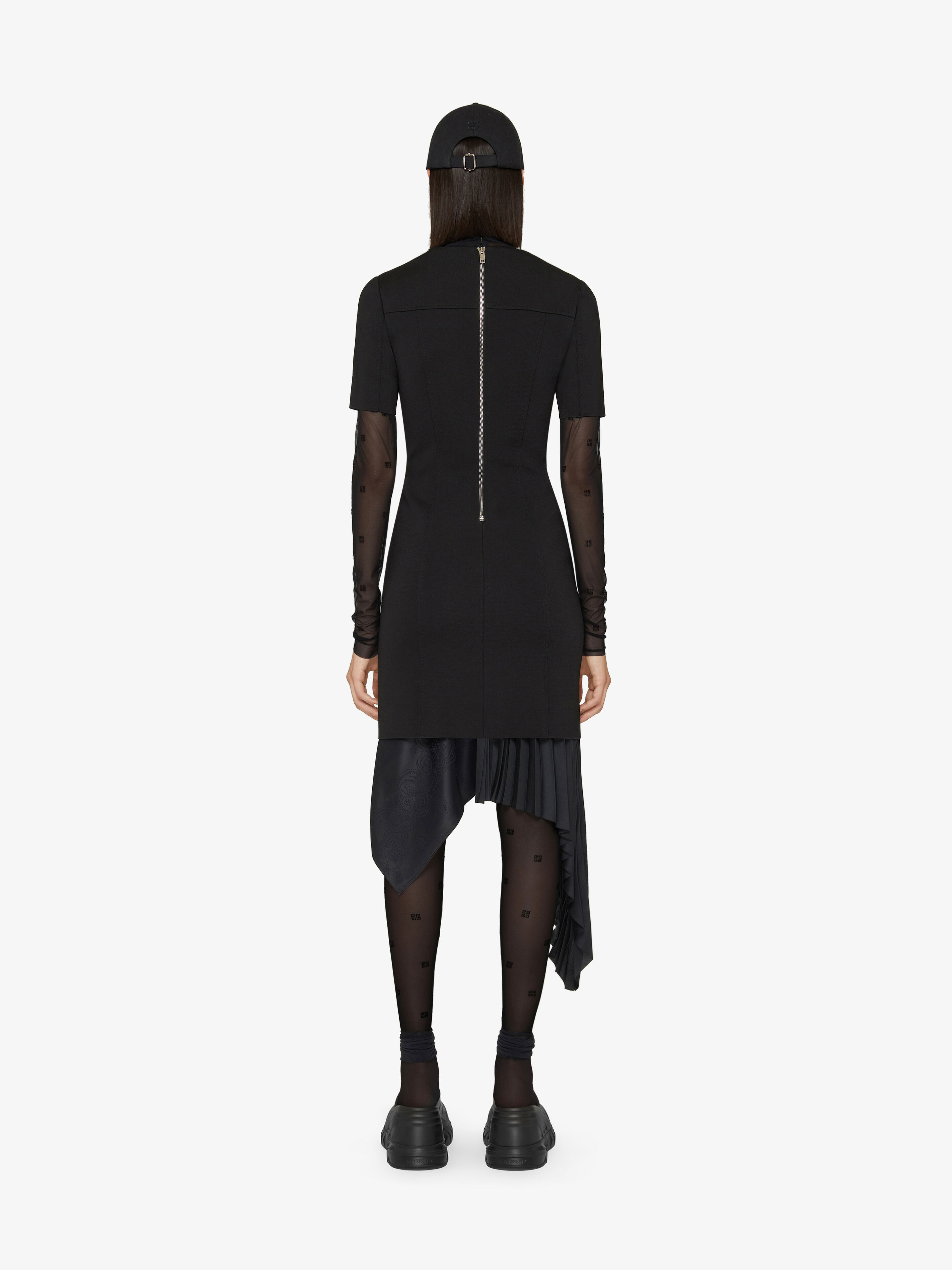 Givenchy 18gg Mini Dress In Black