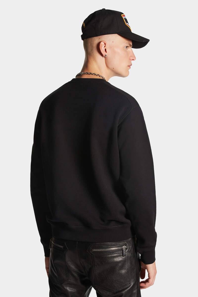 Dsquared2 Cool Fit Black Sweatshirt In Black