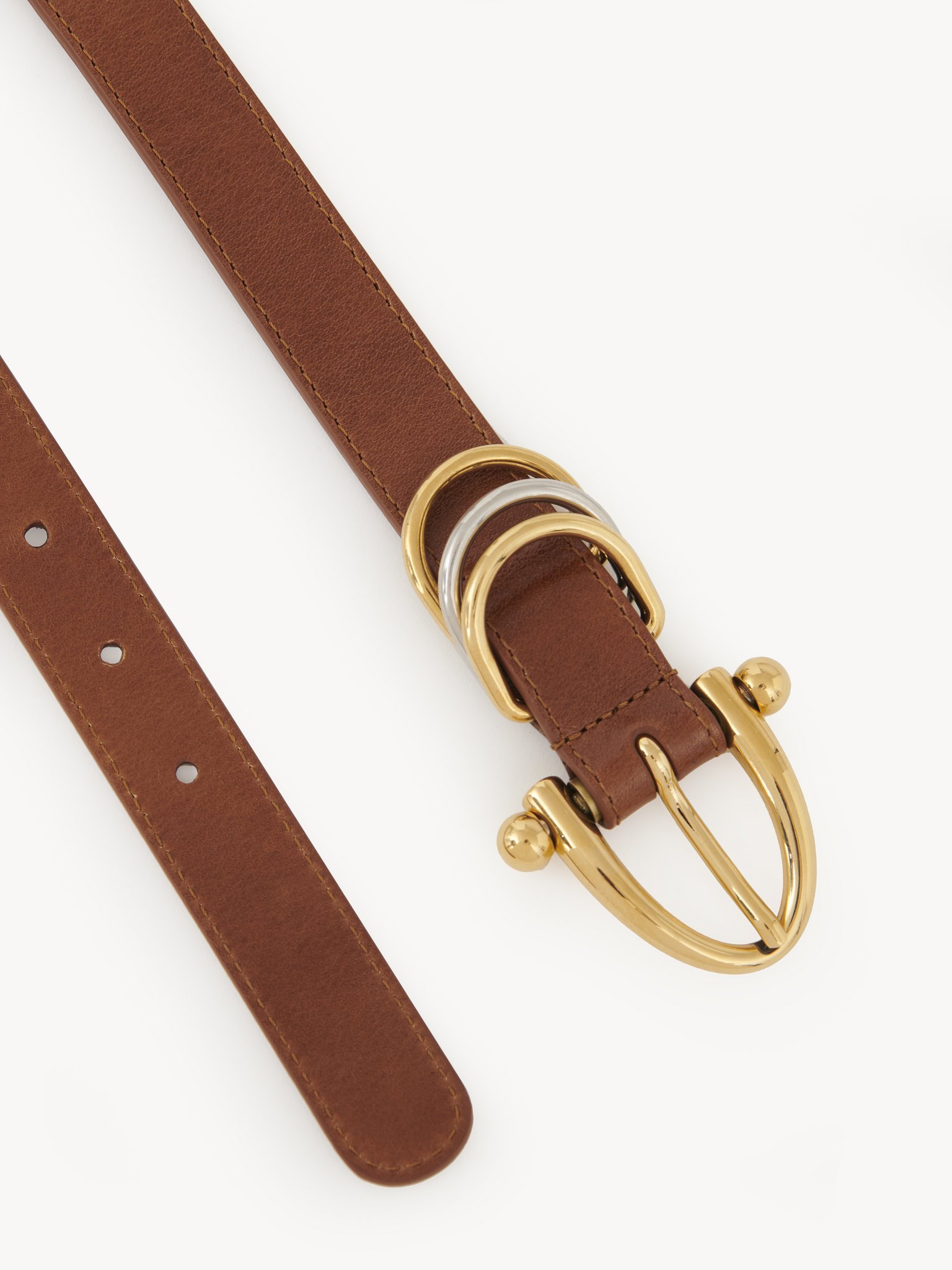 Chloé Adjustable Waist Belt In Brown