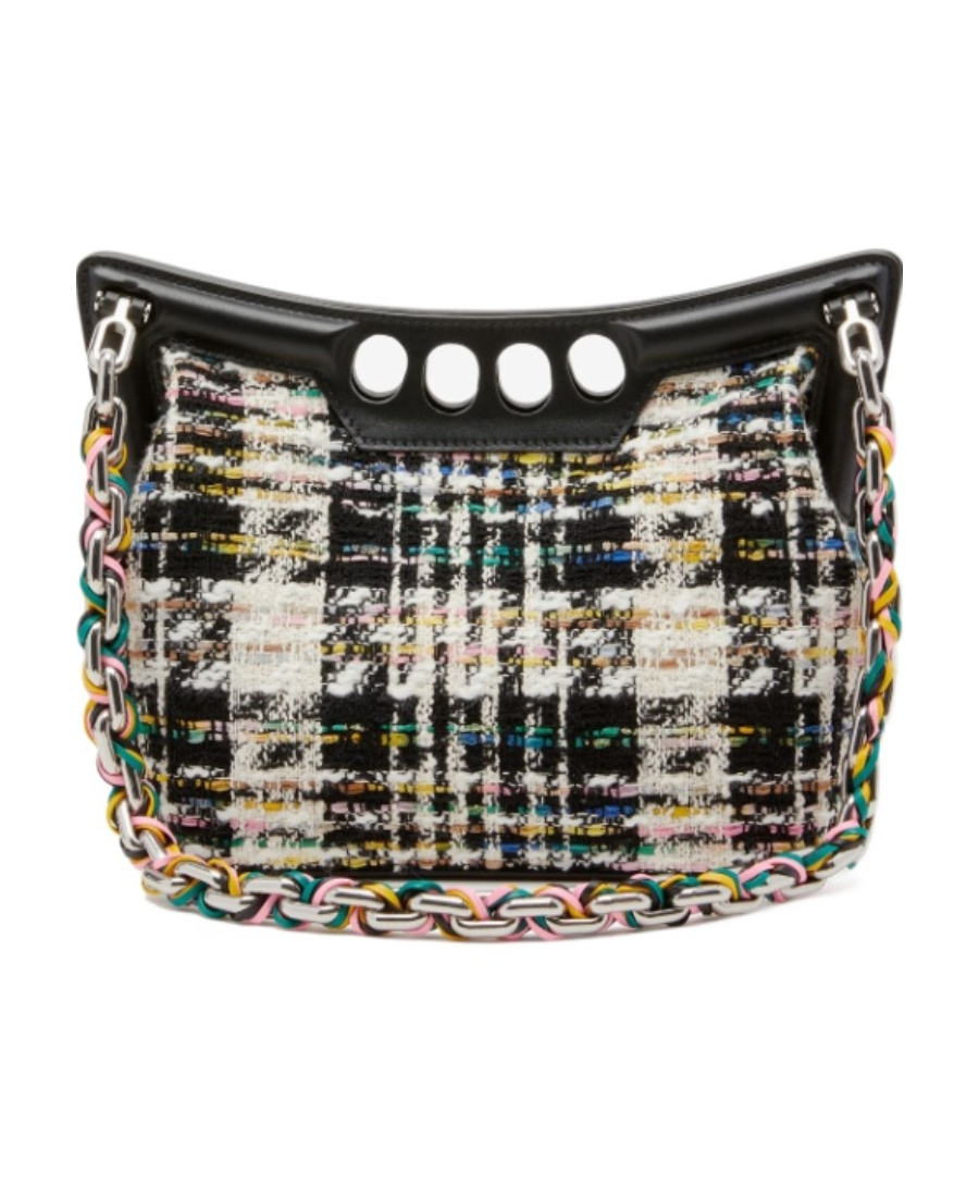 Alexander Mcqueen Kleine Schultertasche In Black