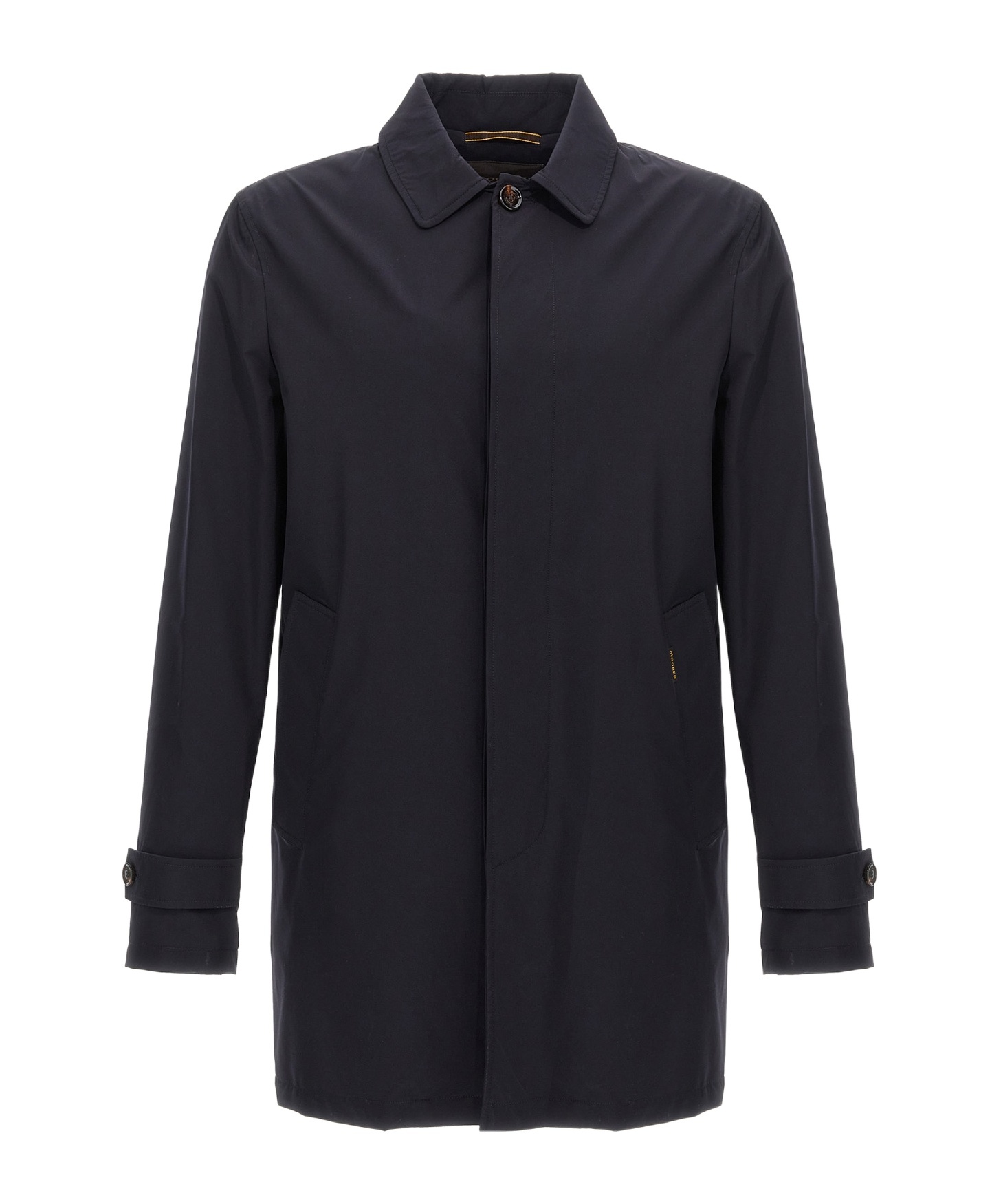 Moorer 'vittor-k' Jacket Cuff Buttons Front Pockets In Black