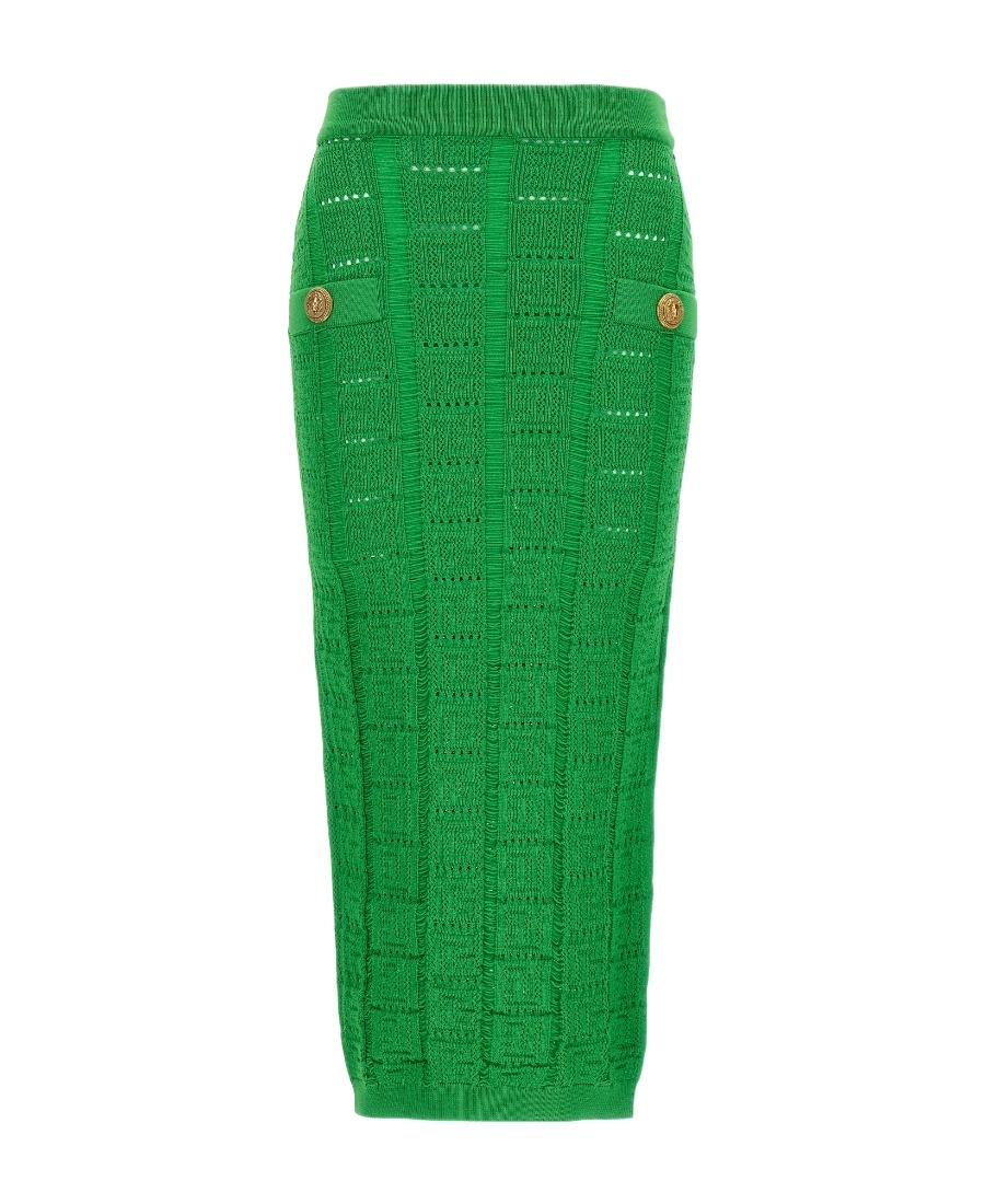 BALMAIN KNITTED SKIRT 