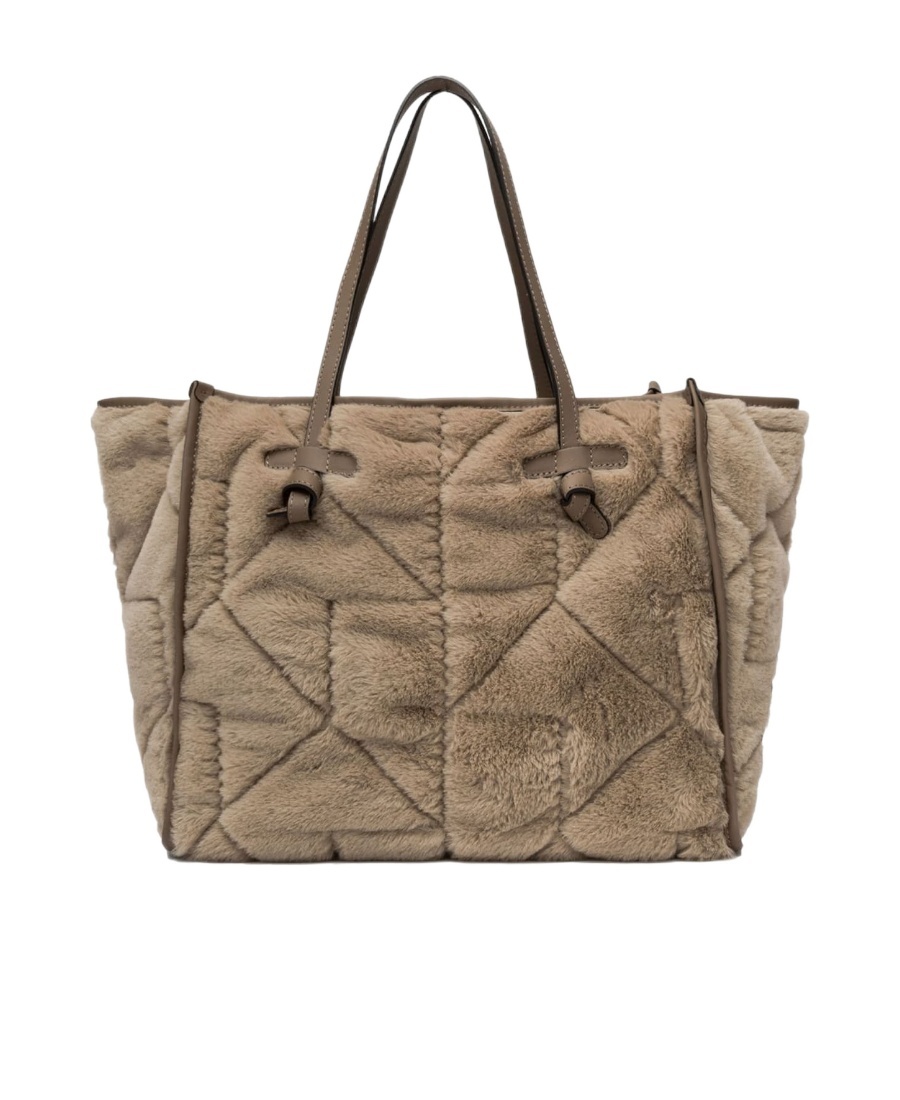 Gianni Chiarini Quilted Handbag In Brown