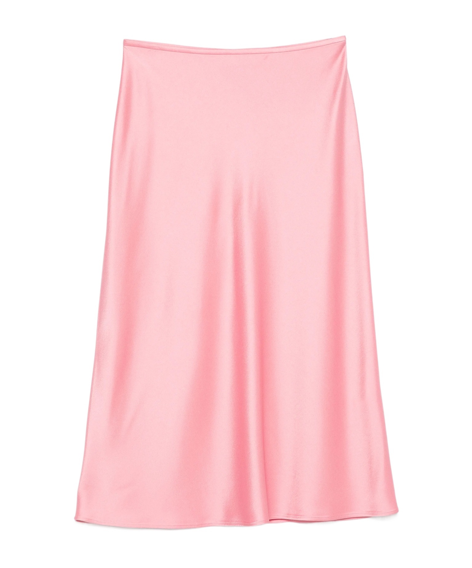Blumarine Satin Midi Skirt