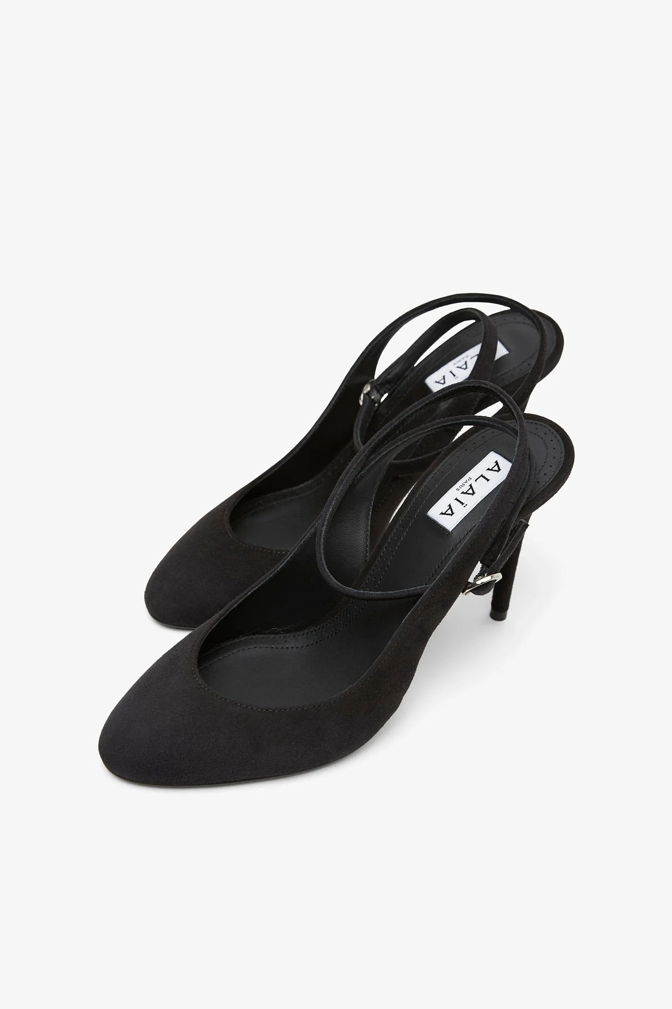 Alaïa Round Toe High Heels In Black