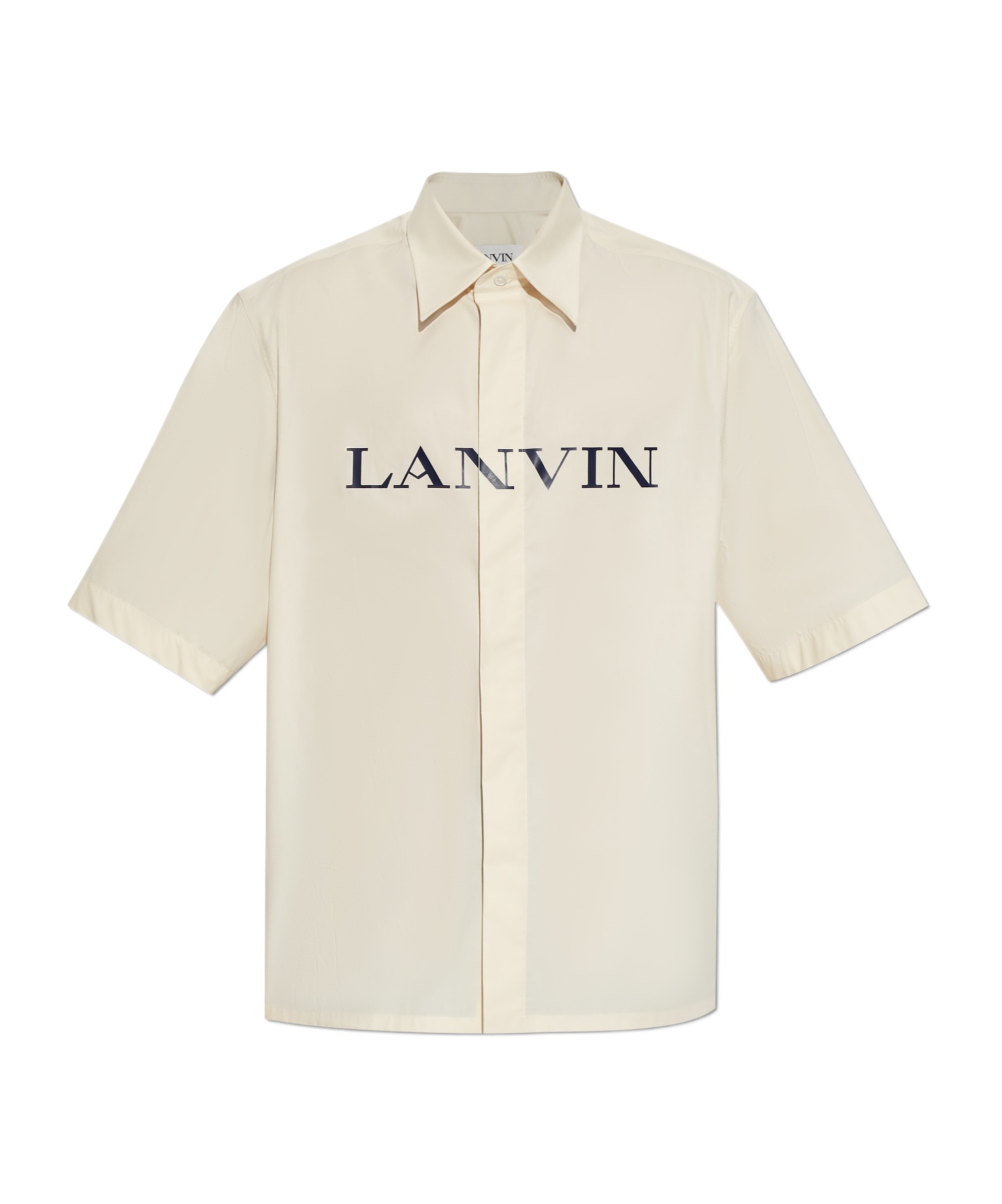 Lanvin Logo-print Shirt In White