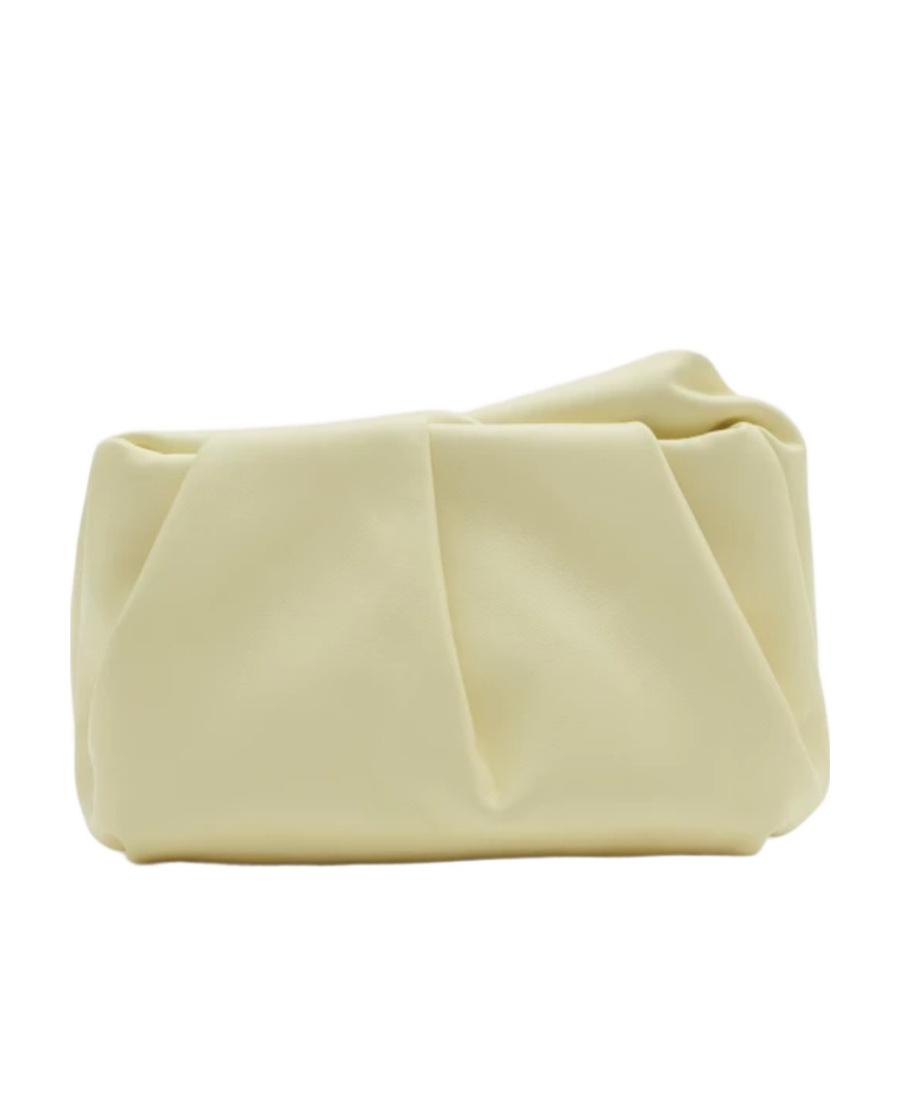 Burberry Rose Leather Clutch Bag In Nude