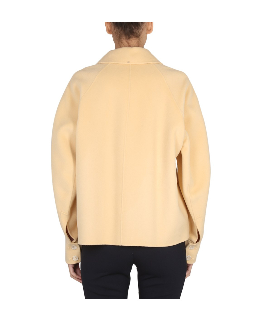 Sportmax Woman Coat Camel Size 8 Virgin Wool In Nude