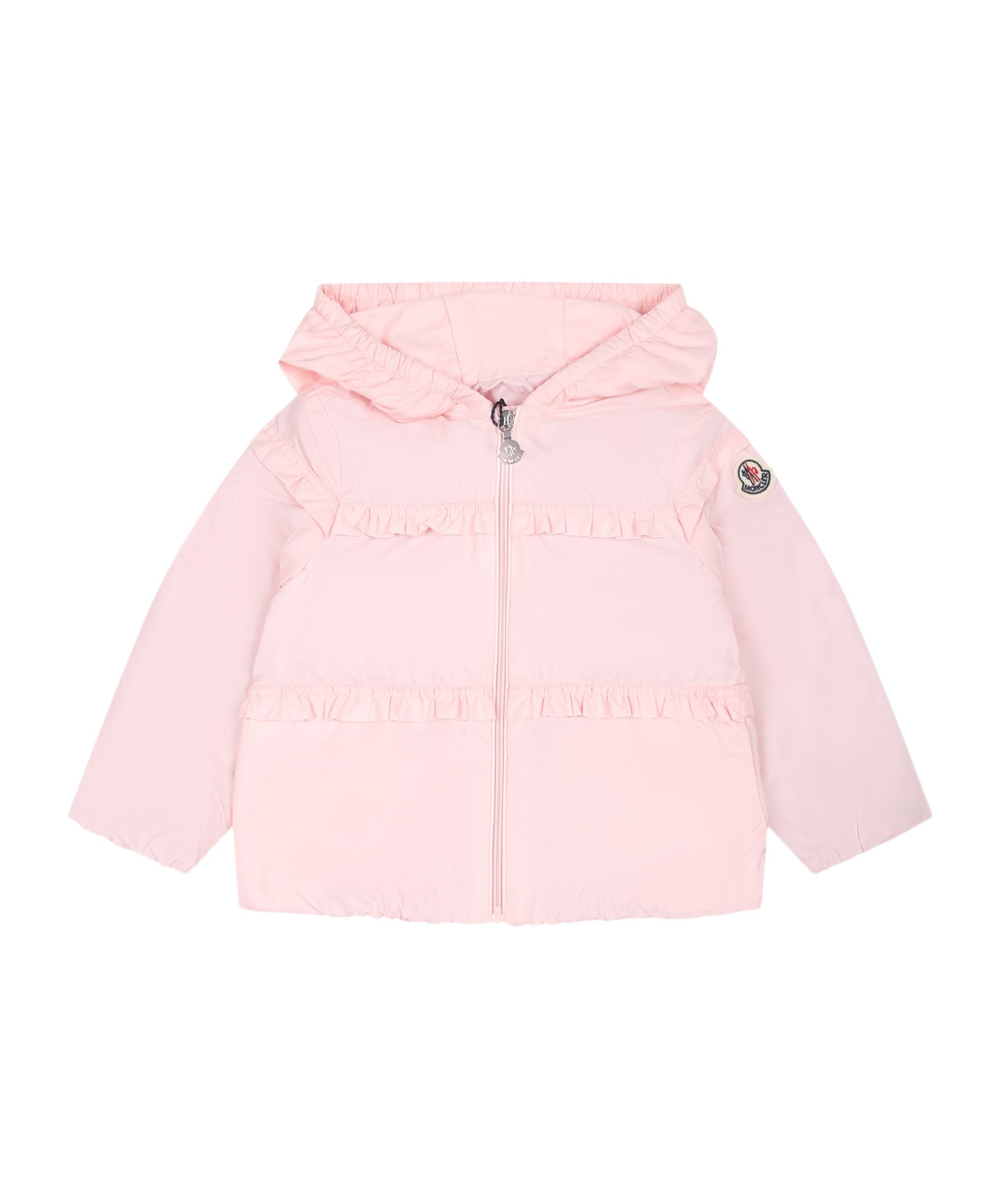 Moncler Long-sleeved Jacket In Pink
