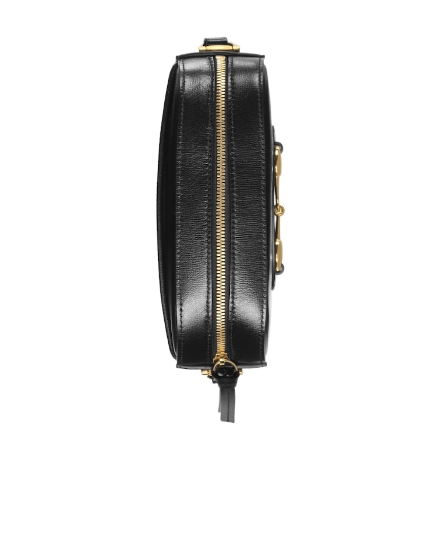 Gucci Small Horsebit 1955 Shoulder Bag In Black