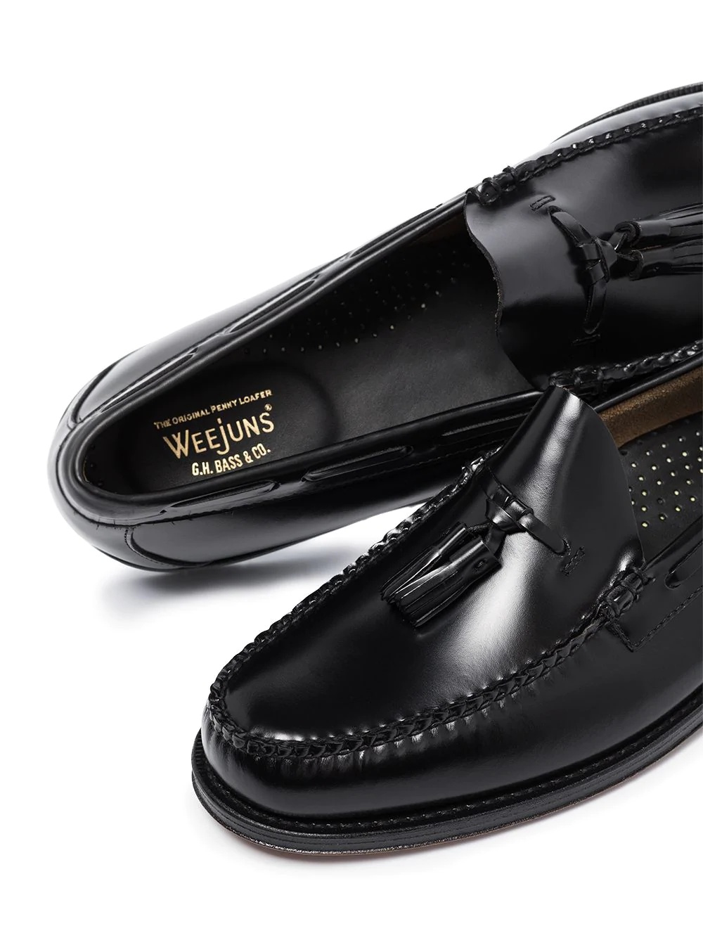 G.h. Bass & Co. Weejuns Larkin Tassel Loafers In Black