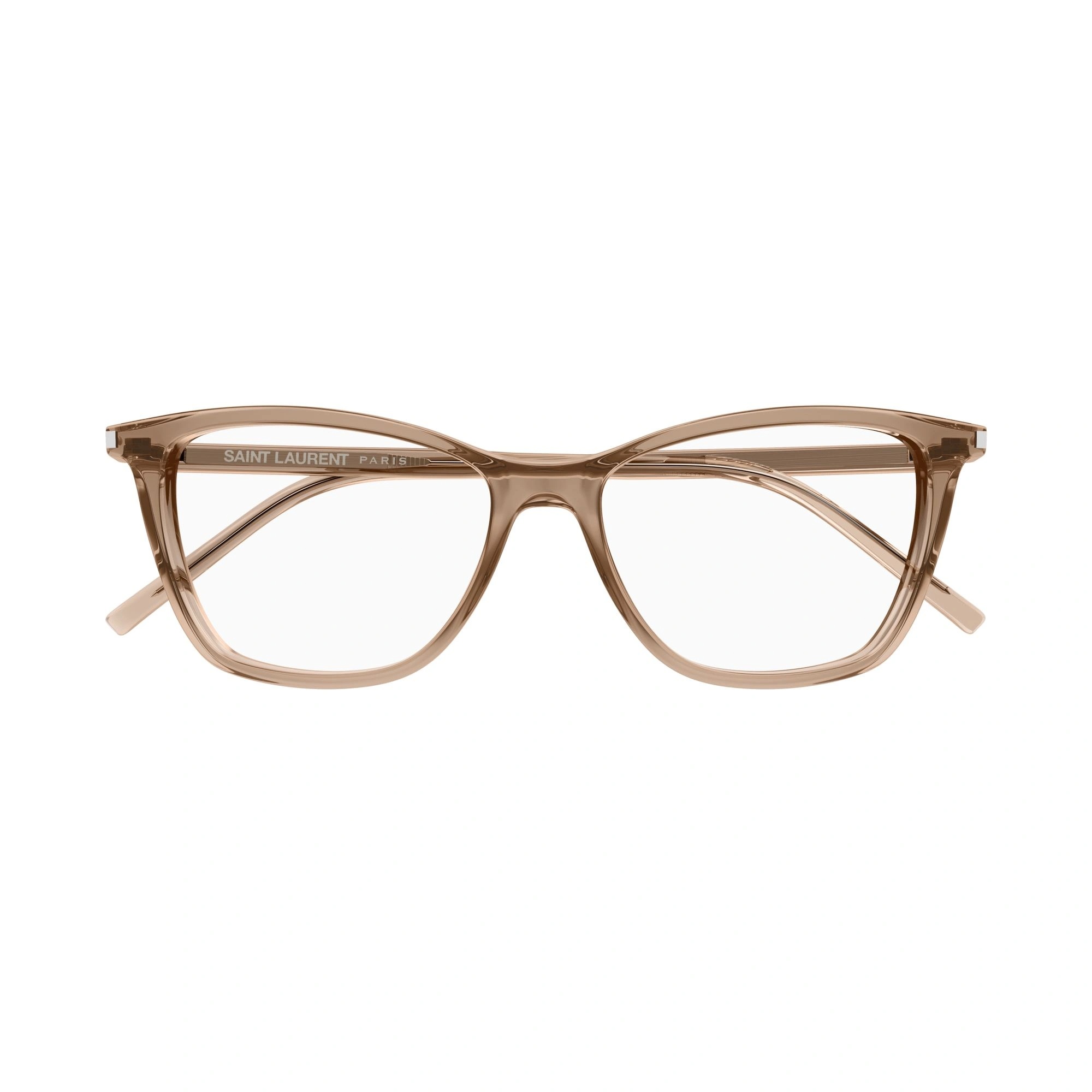 Saint Laurent Square-frame Acetate Optical Glasses In Nude