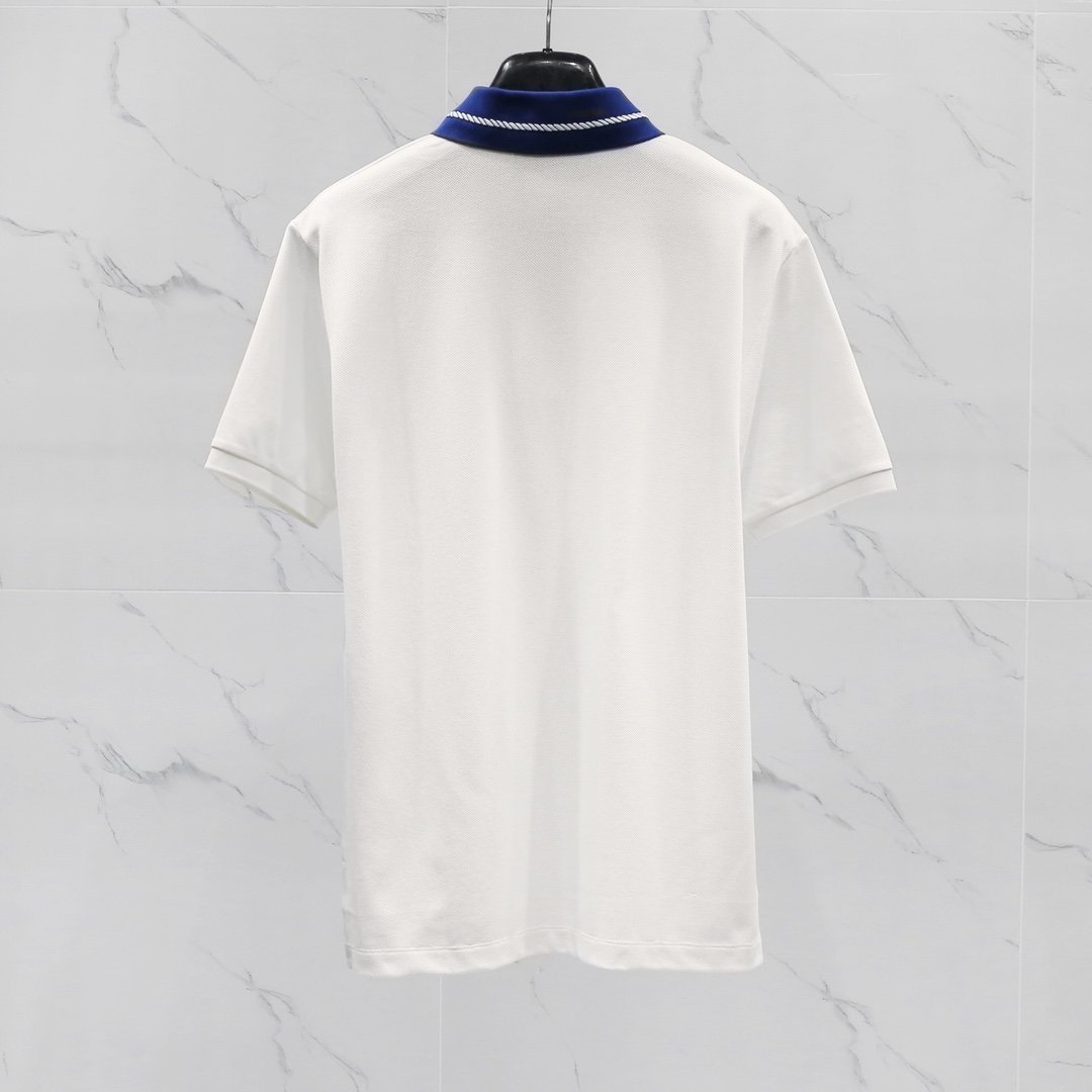 Gucci Interlocking G Polo Shirt In White