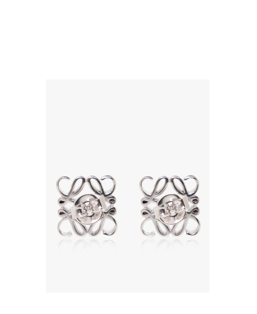 Loewe Pattern Earrings In White