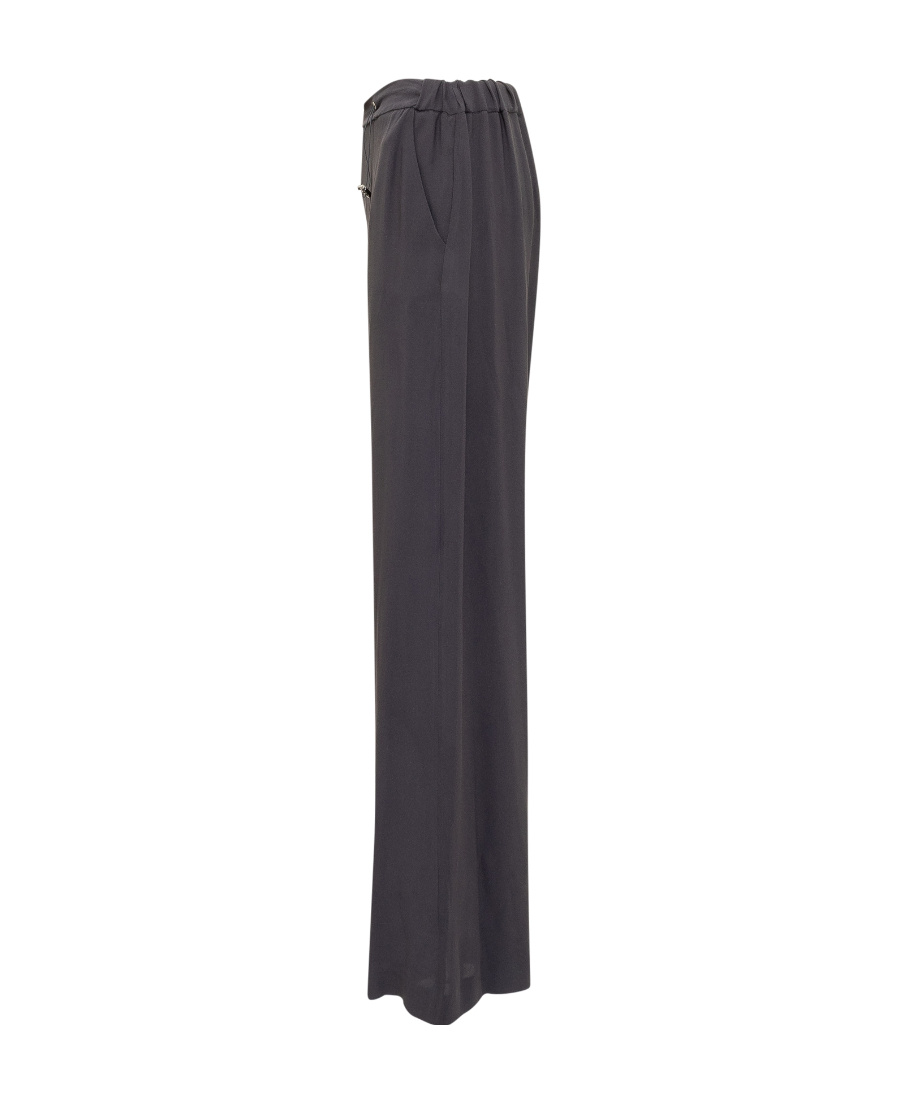 Fabiana Filippi Rope Wide-legged Casual Trousers In Black