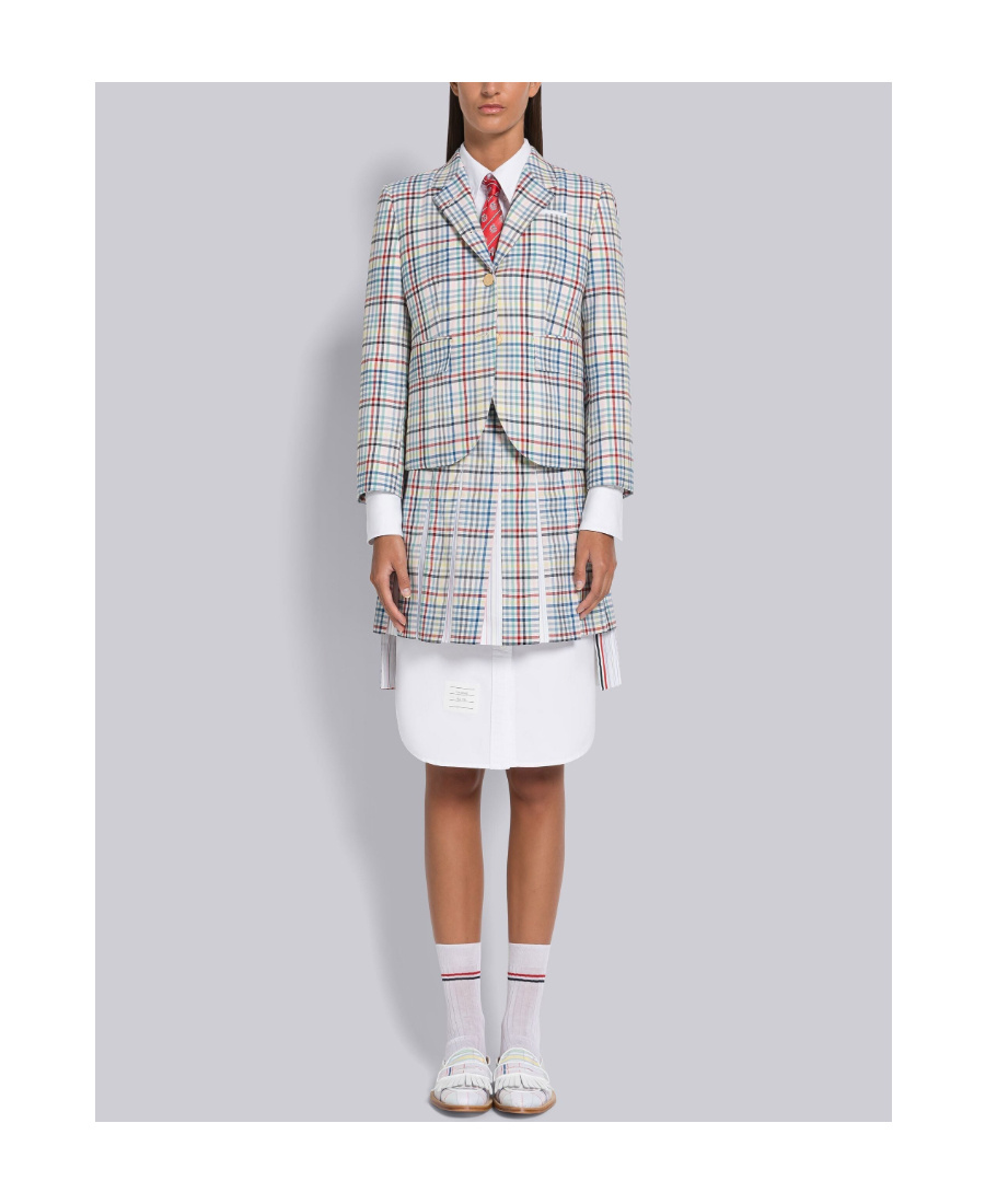 Shop Thom Browne Gingham-check Sports Blazer