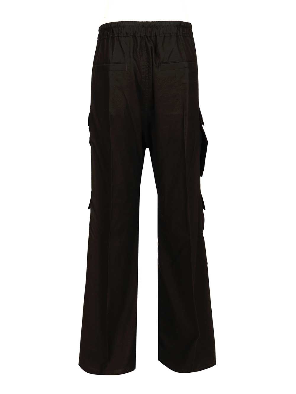 Rick Owens Drawstring Casual Pants In Black