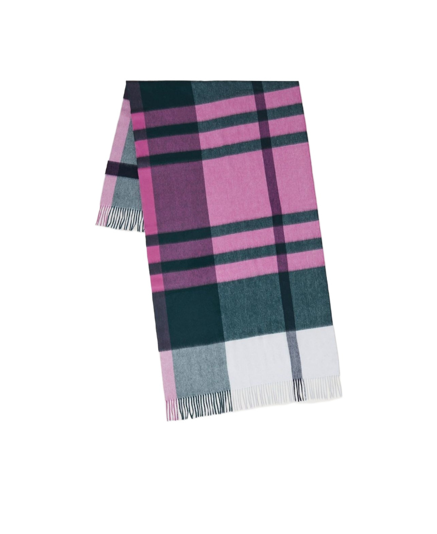 Mulberry Fringed Scarf In Multicolor