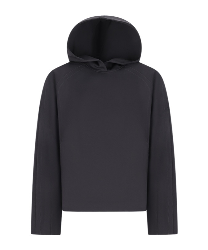 Max Mara Long-sleeved Sweatshirt In Black