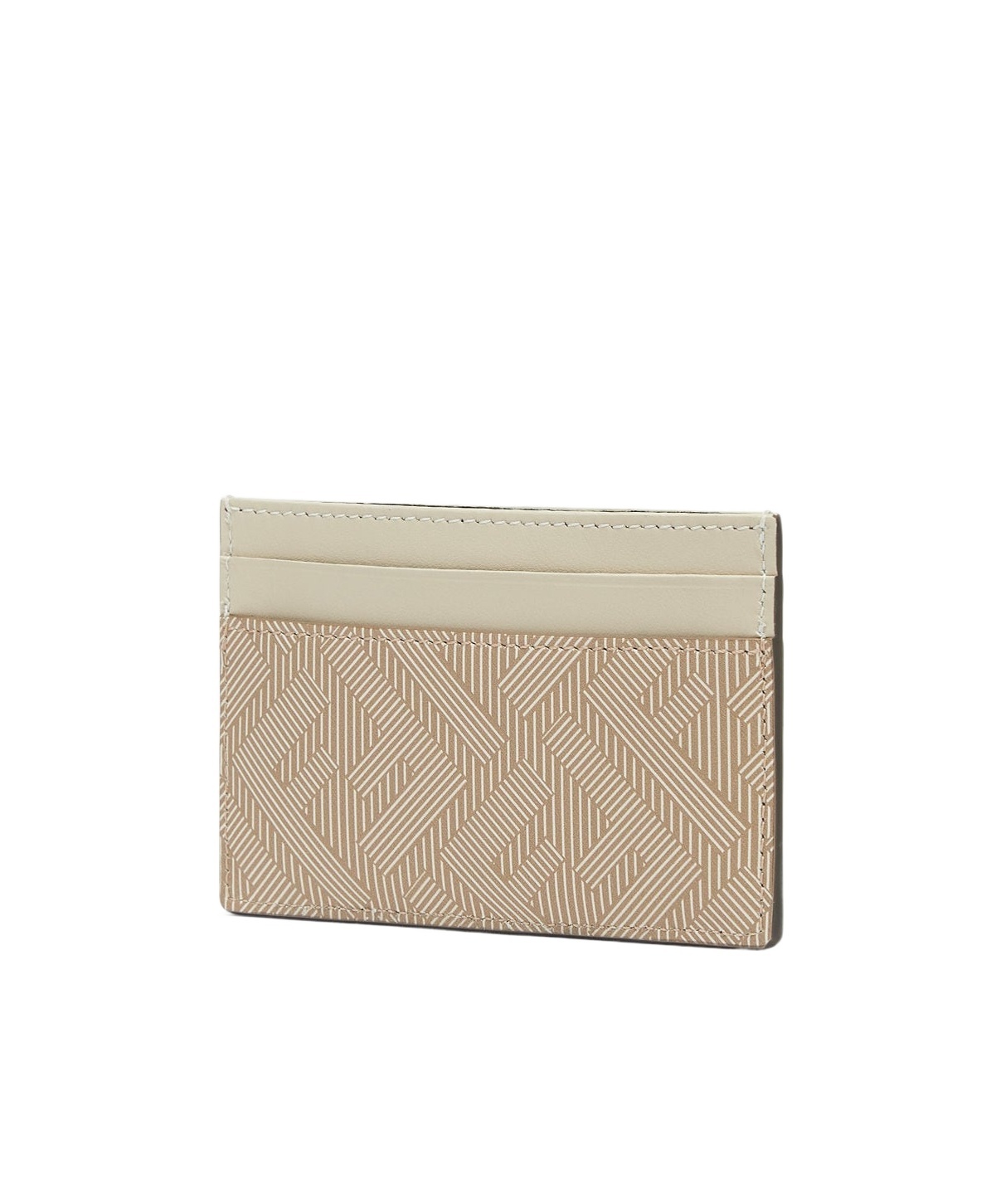 Fendi Shadow Card Holder In Nude