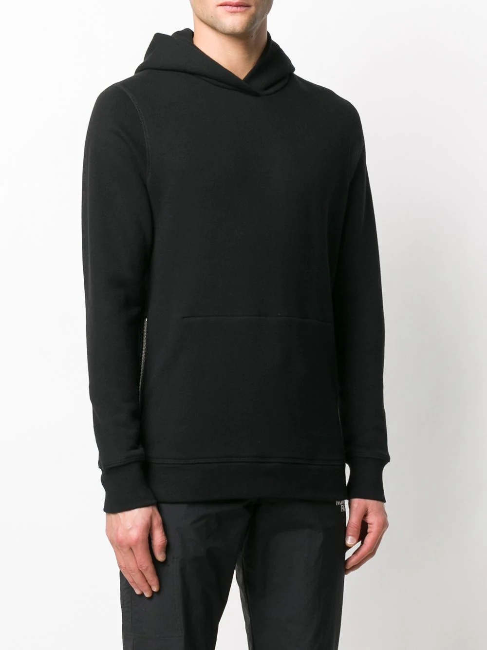 John Elliott Side-zipped Hoodie In Black