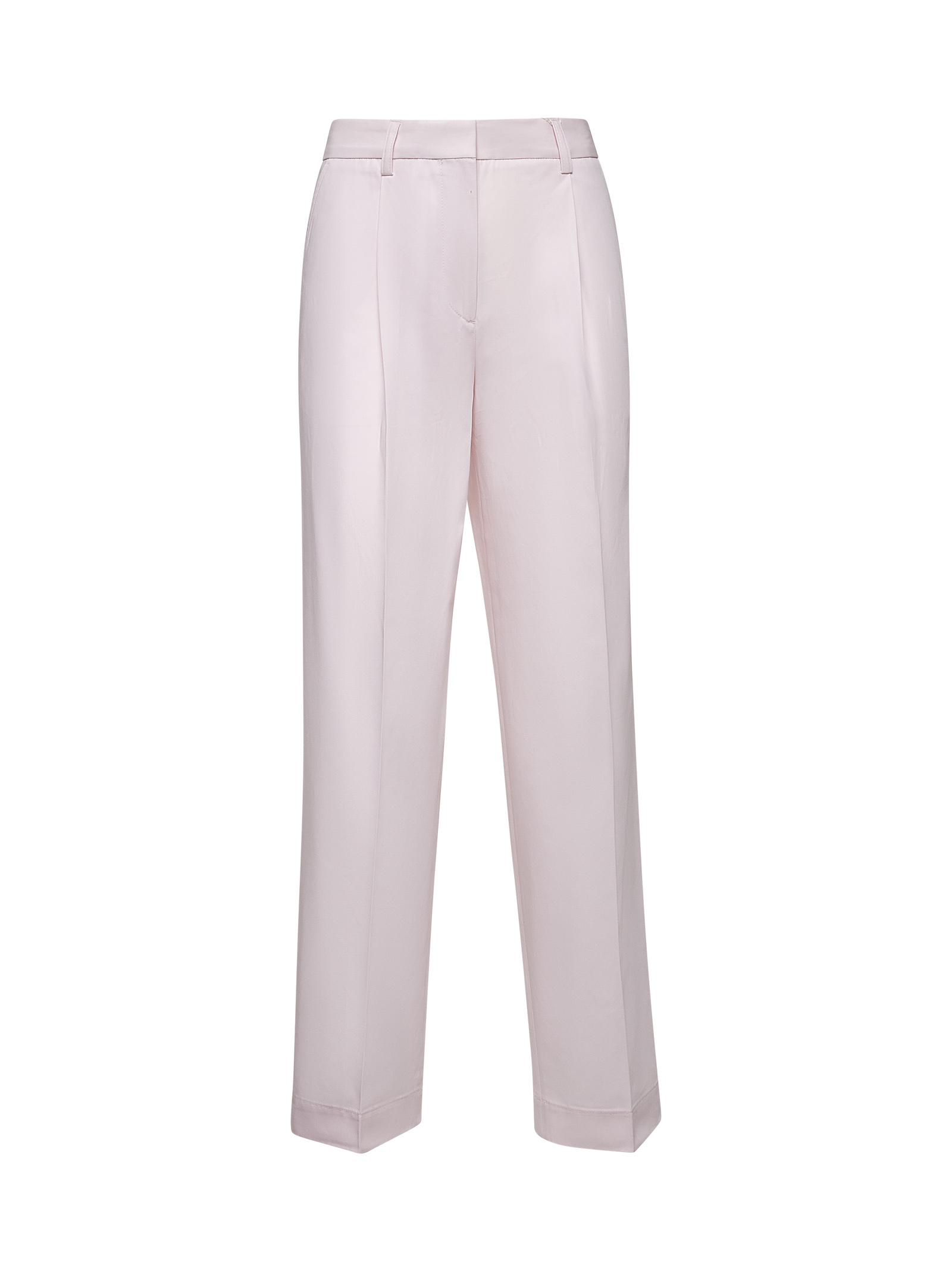 Totême Pink Slanted Pocket Trousers In White