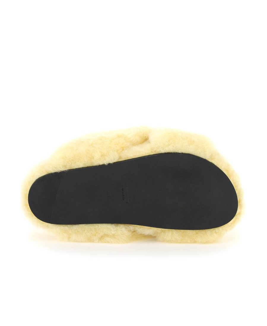 Jil Sander Off-white Oversized Wrapped Sandals In Yellow