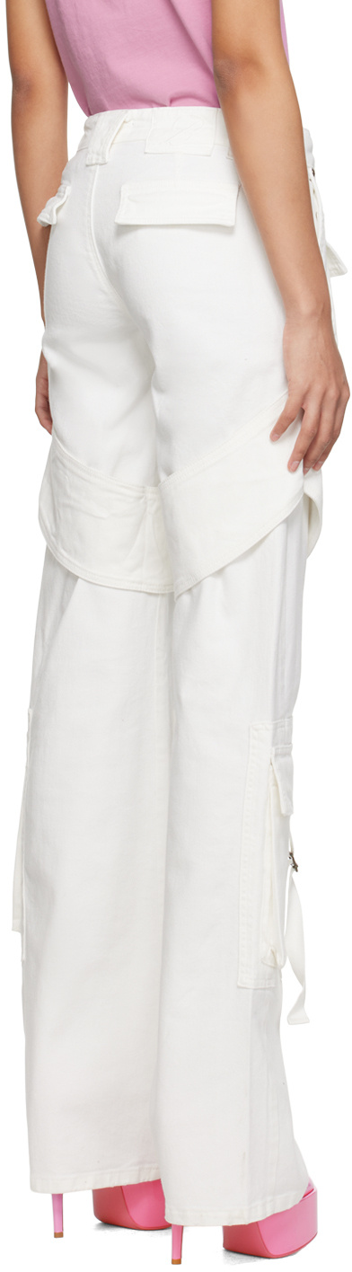 BLUMARINE CASUAL PANTS WITH WAIST LOOPS AND POCKETS