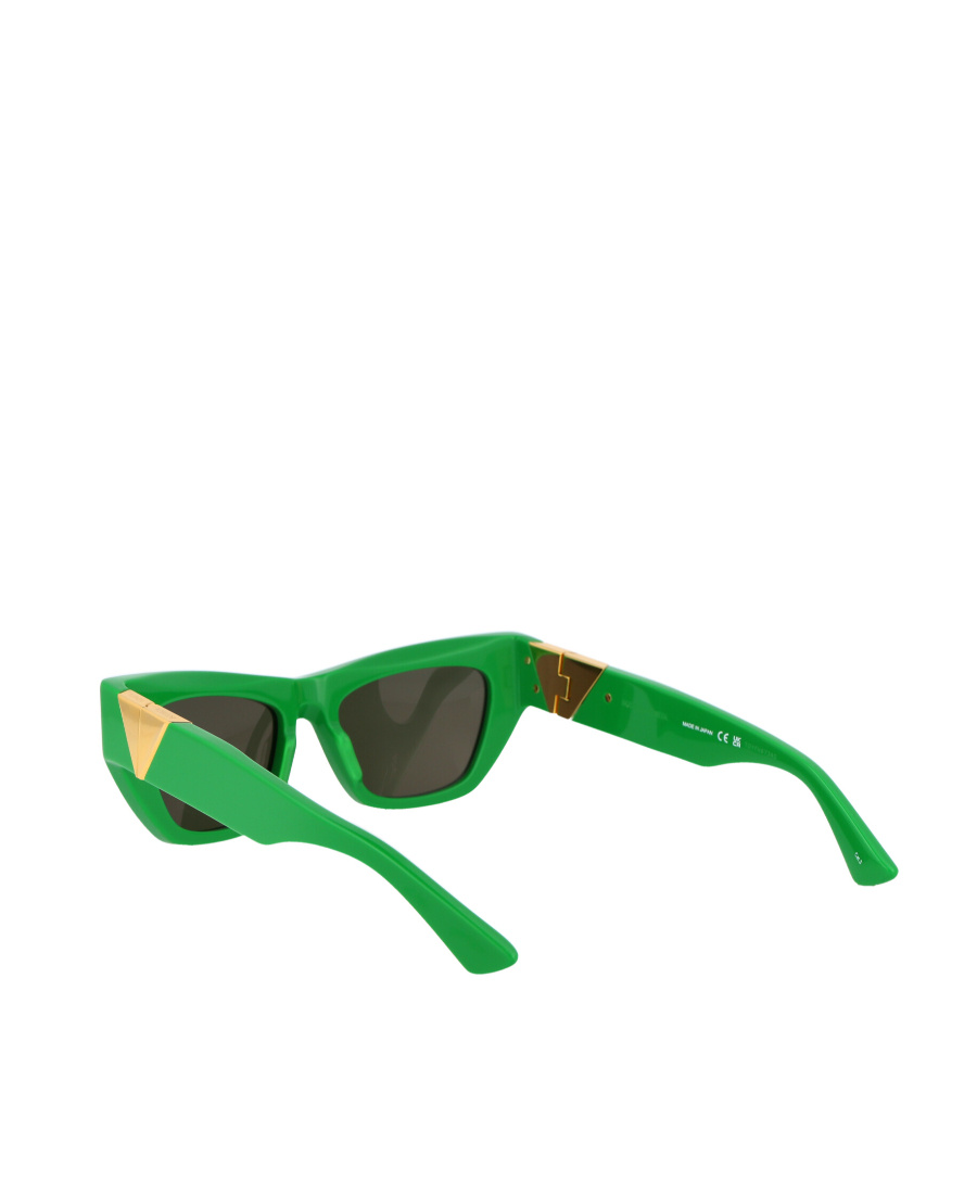 Bottega Veneta Cat-eye Style Frame Sunglasses In Black