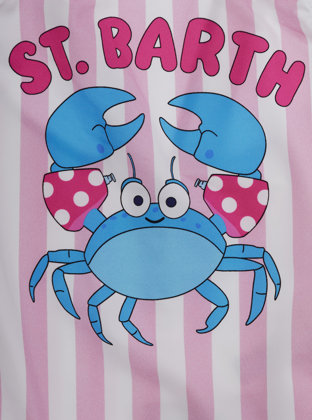 Shop Mc2 Saint Barth Patterned One-piece Swimsuit In Pink