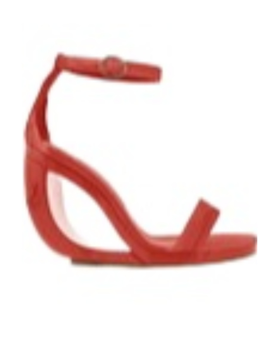 Manolo Blahnik Open-toed Clasp Special-shaped High-heeled Sandals In Brown
