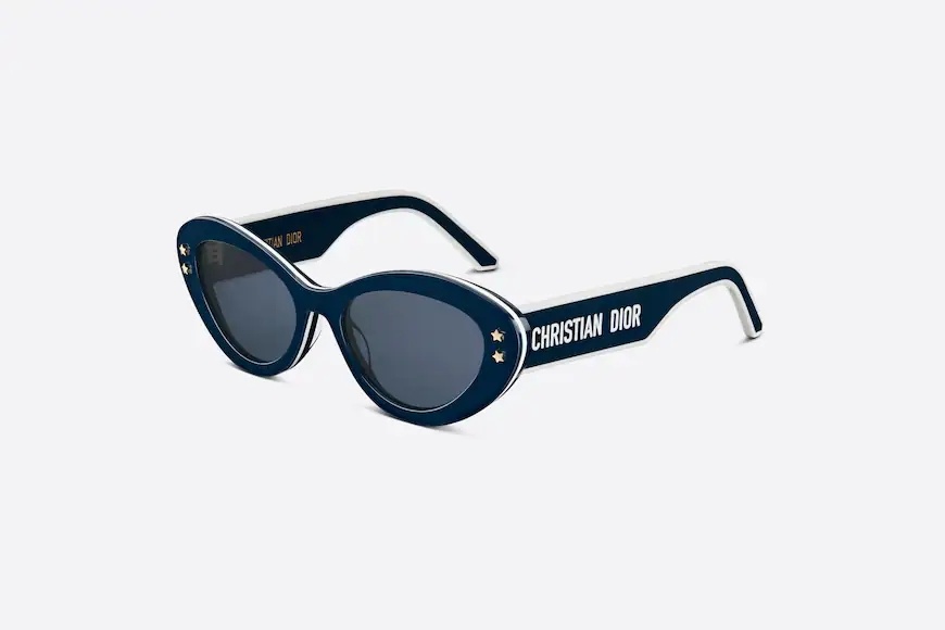 Dior Logo Sunglasses In Blue