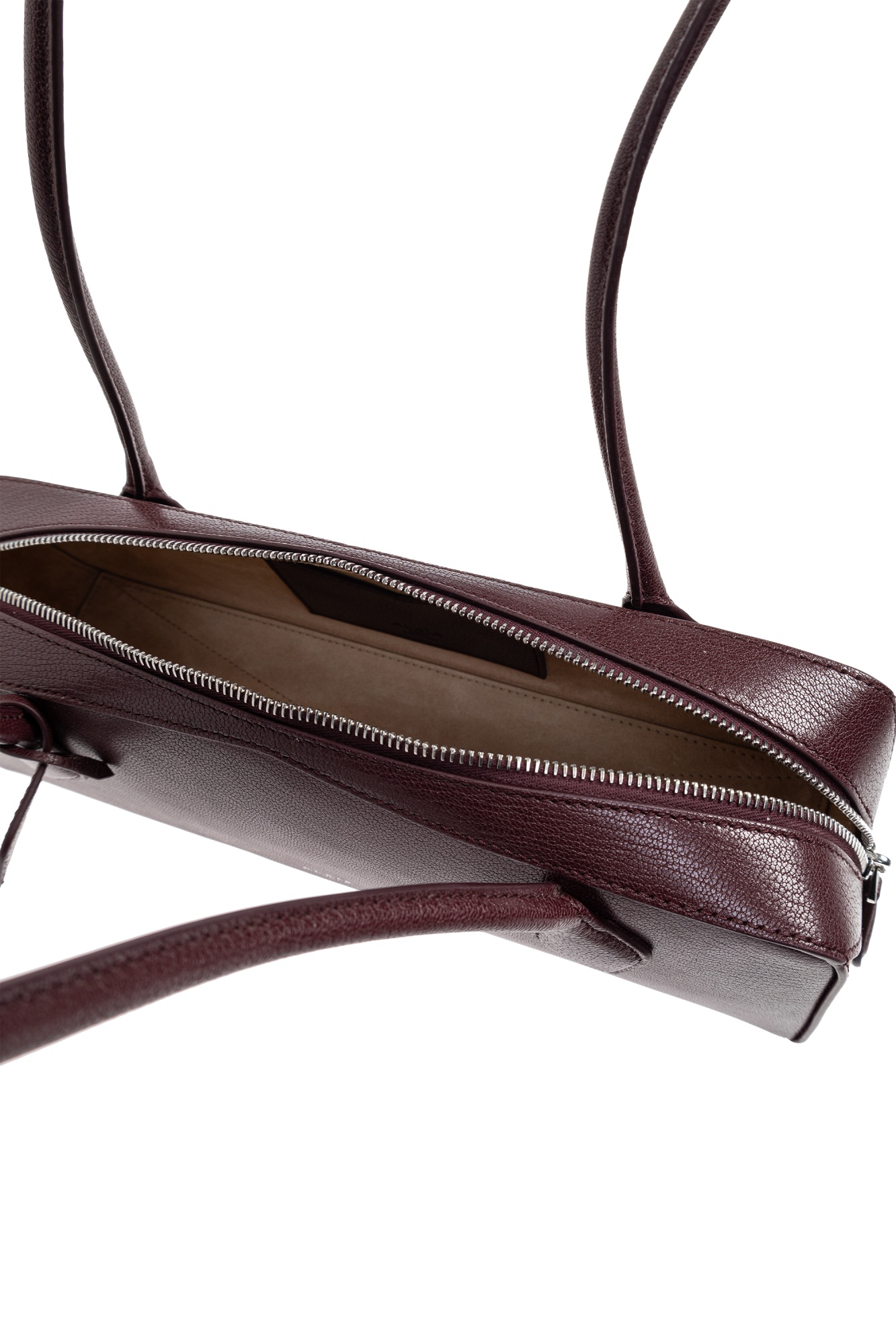 Alaïa Zippered Shoulder Bag In Red
