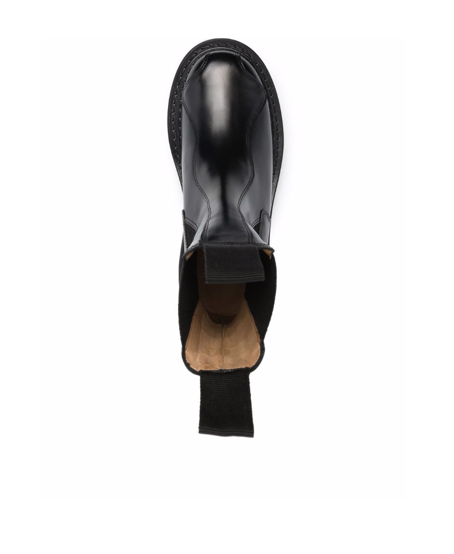 Shop Toga Ridged Sole Ankle Boots In Black