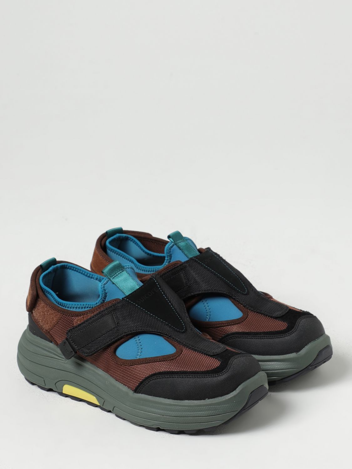 Suicoke Tred Layered Multi-panel Boots In Black