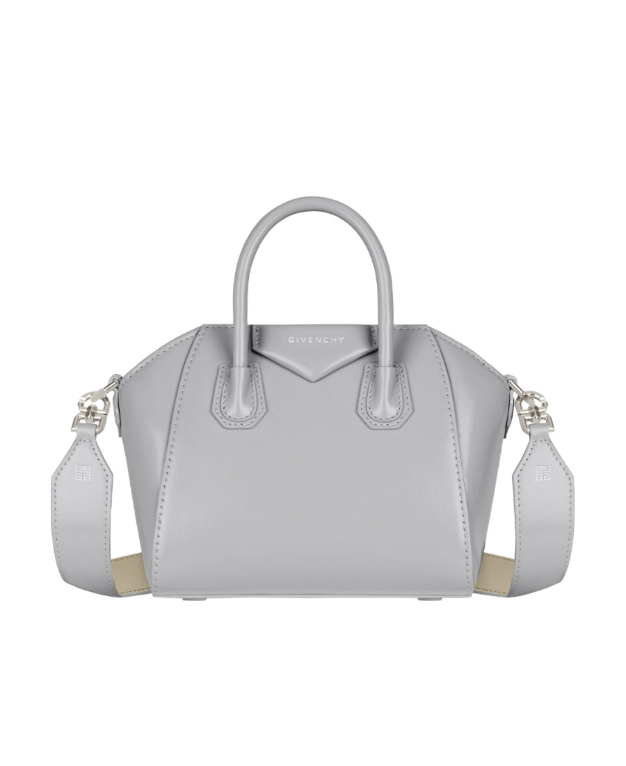Givenchy Antigona Toy Tote Bag In Gray