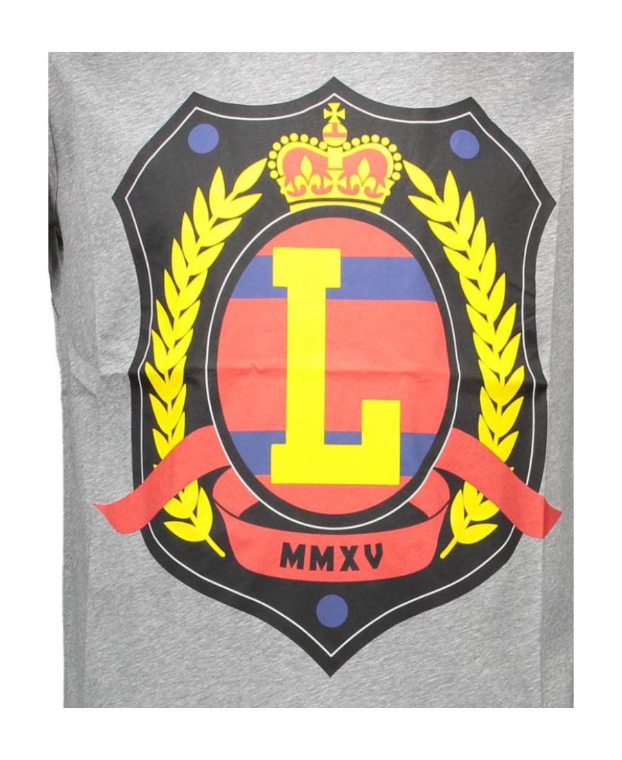 Moschino Logo T-shirt In Gray