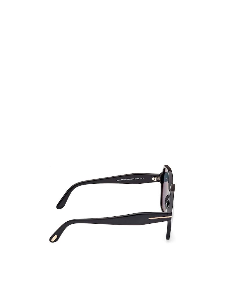 Tom Ford Eyewear Geometric Frame Sunglasses In Gray