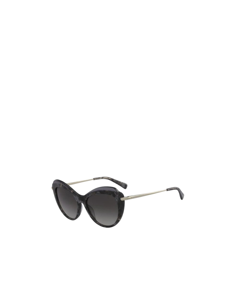 Longchamp Logo Sunglasses In Black