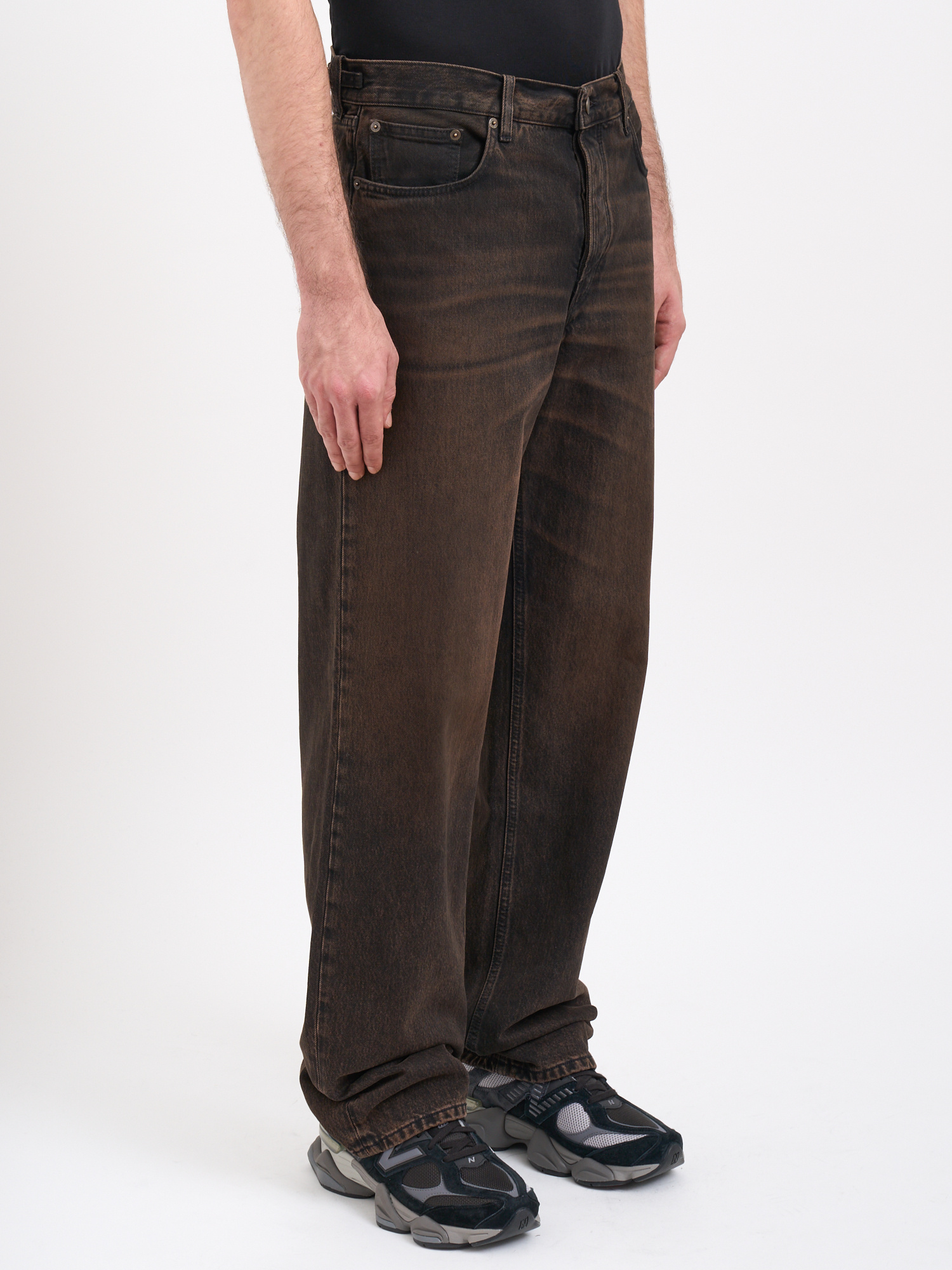 Haikure Straight-leg Jeans In Brown
