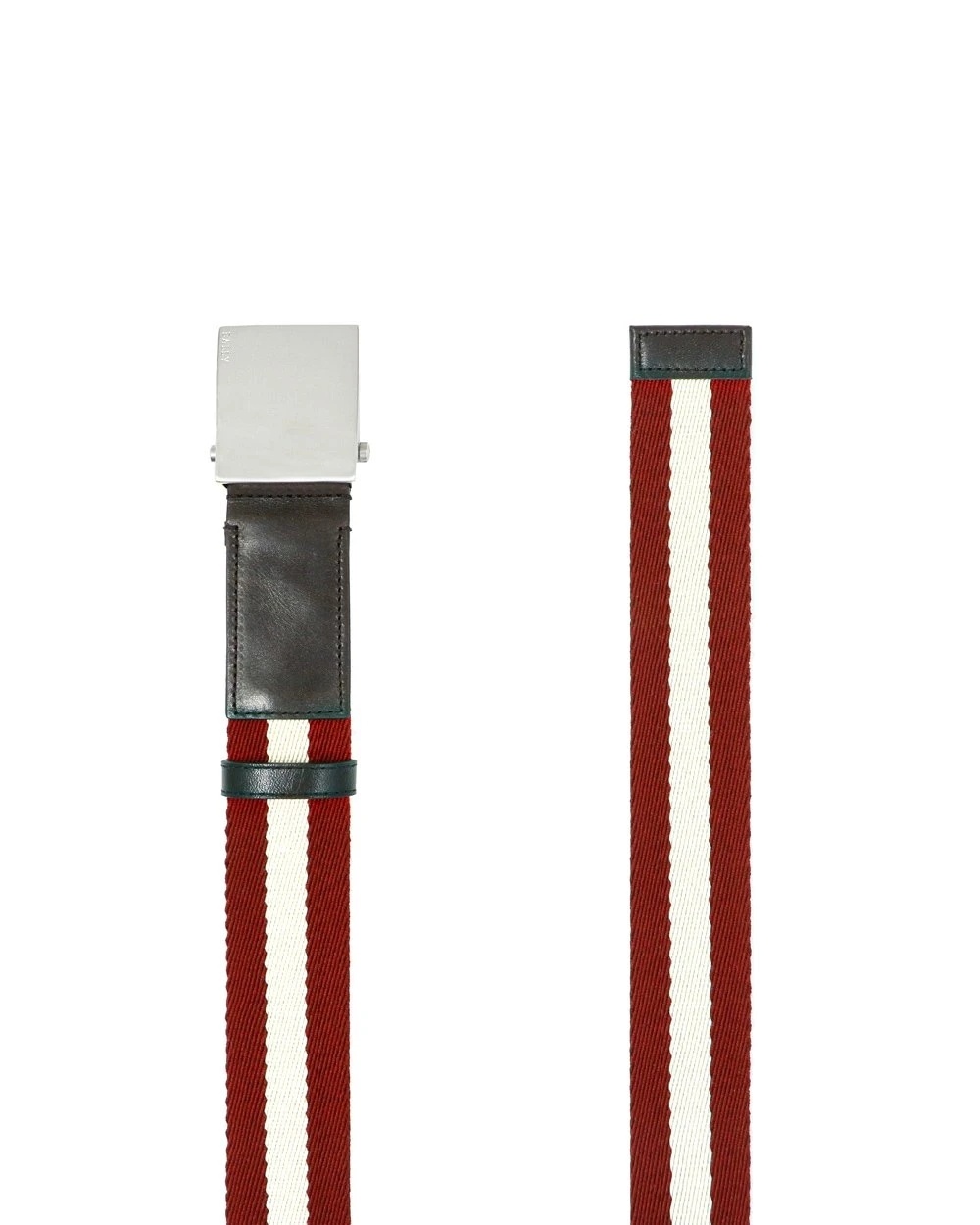 Bally Logo Belt In Red
