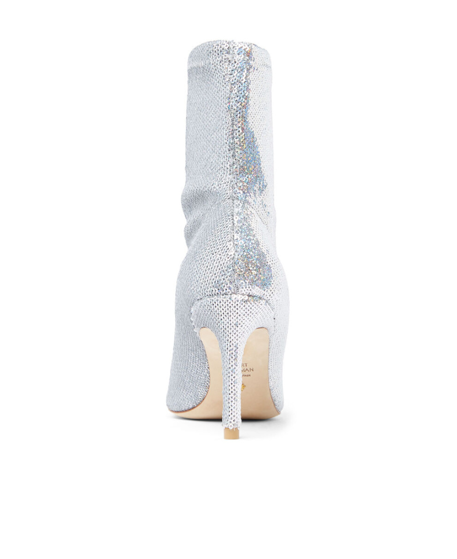Stuart Weitzman Holographic-effect 160mm Boots In White