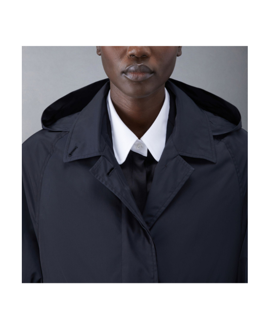 Thom Browne Belted Single-breasted Coat In Black
