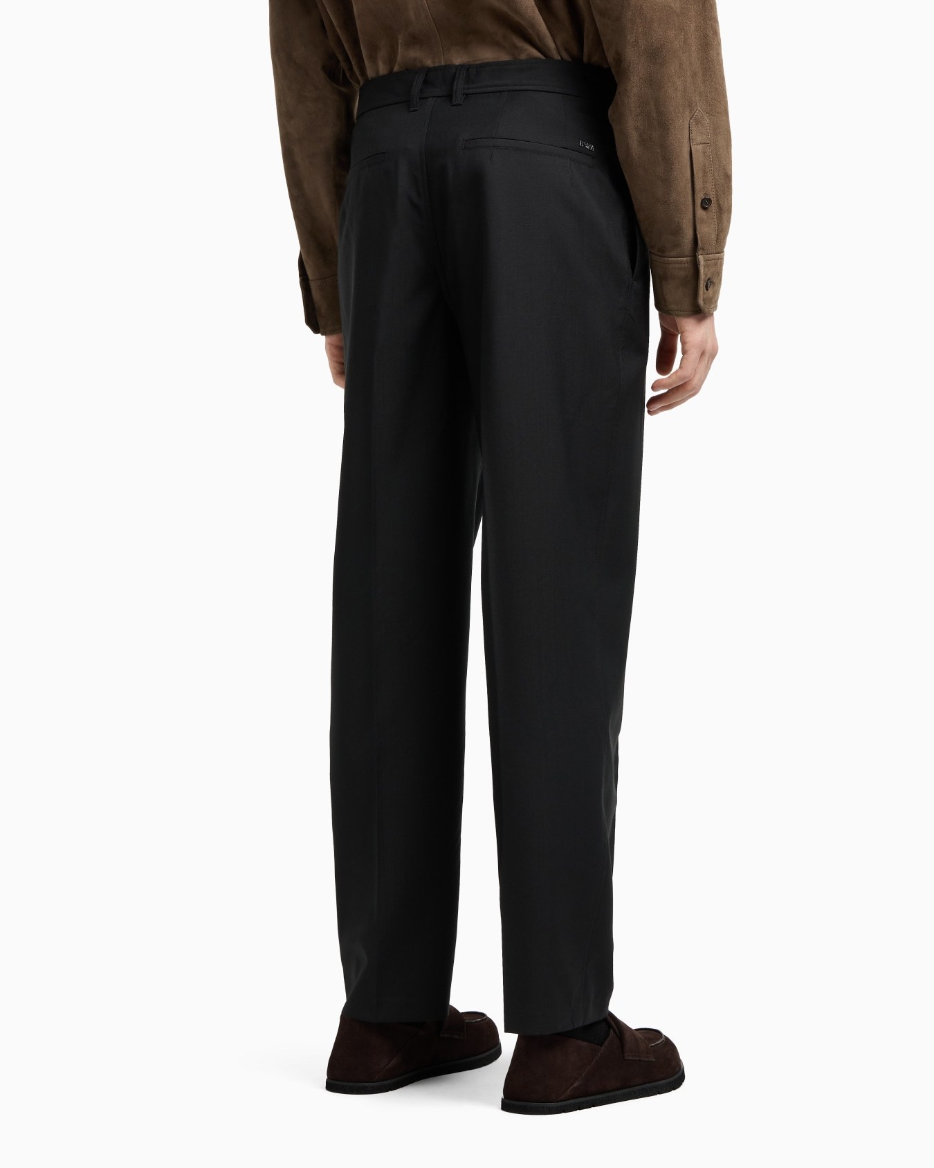 EMPORIO ARMANI EMPORIO ARMANI PLEAT DETAILED TAILORED TROUSERS