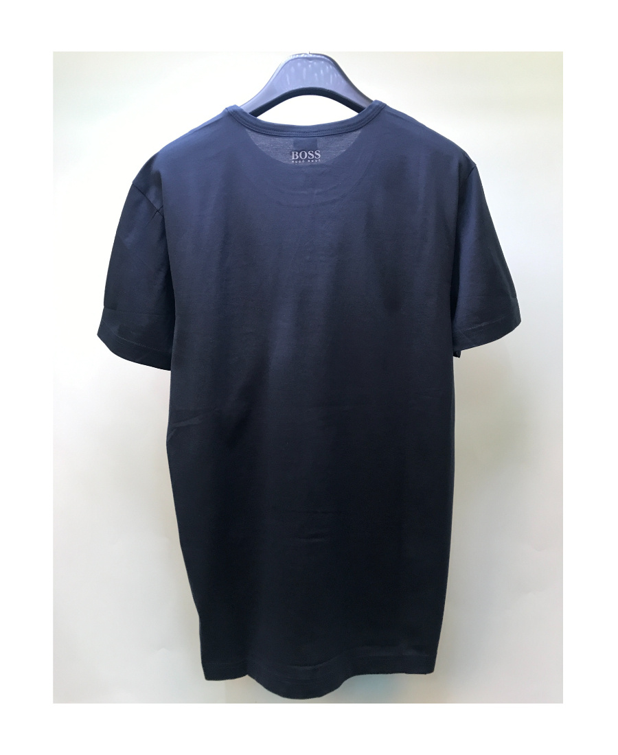 Hugo Boss Round-necked T-shirt In Black