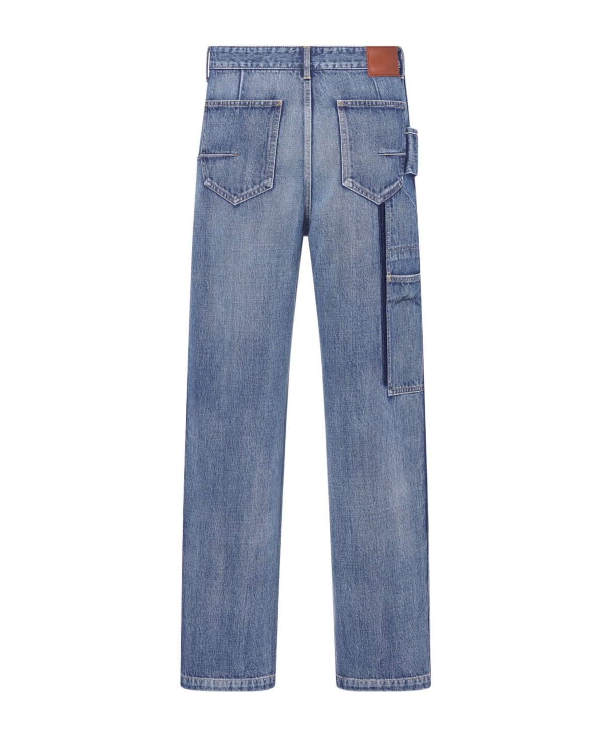 Dior Five-pocket Work Jeans In Blue