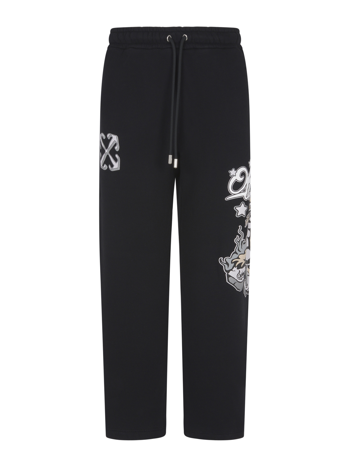 Off-white Drawstring Sweatpants In Black