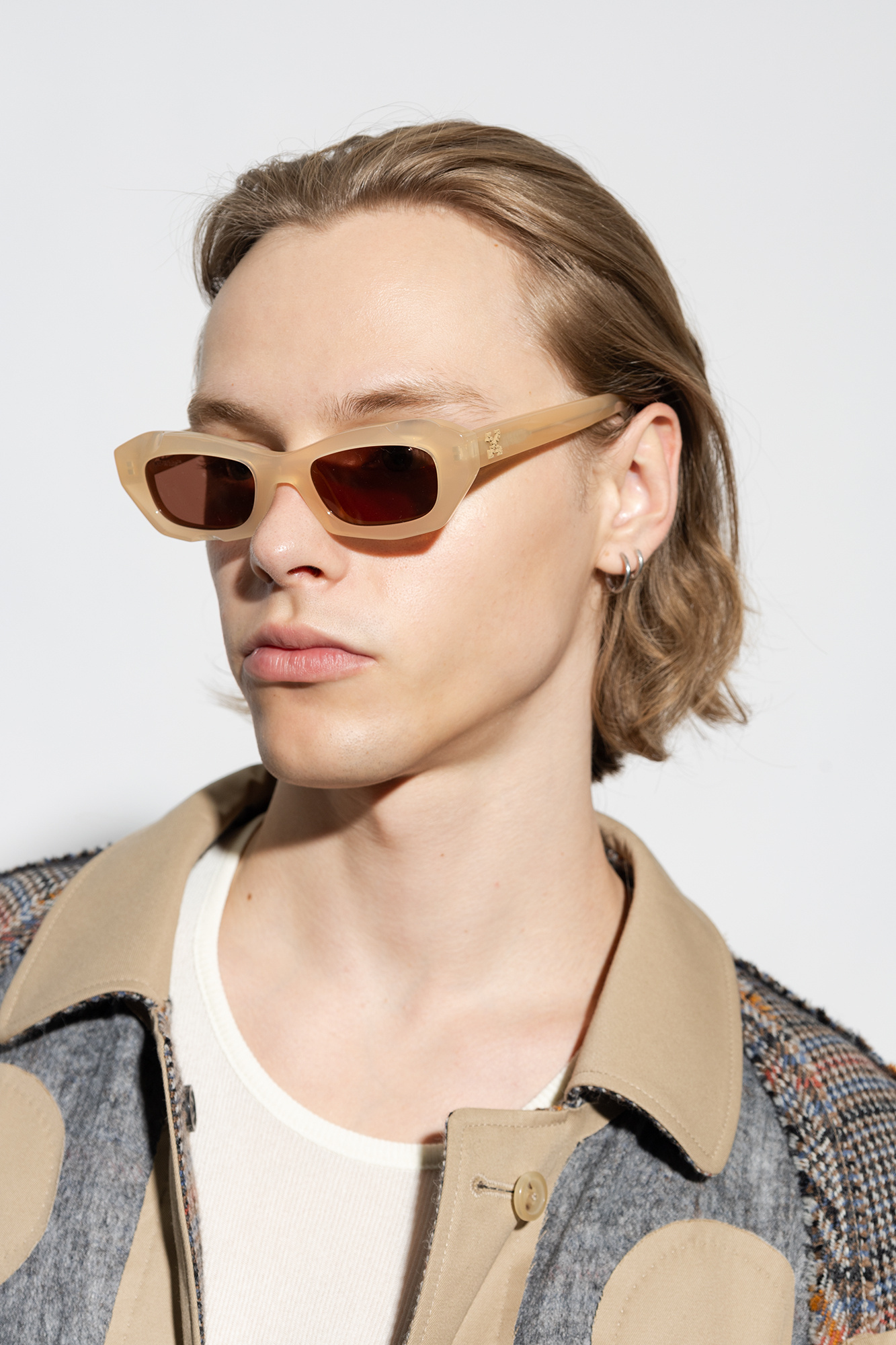 Off-white Venezia Cat-eye Sunglasses In Nude
