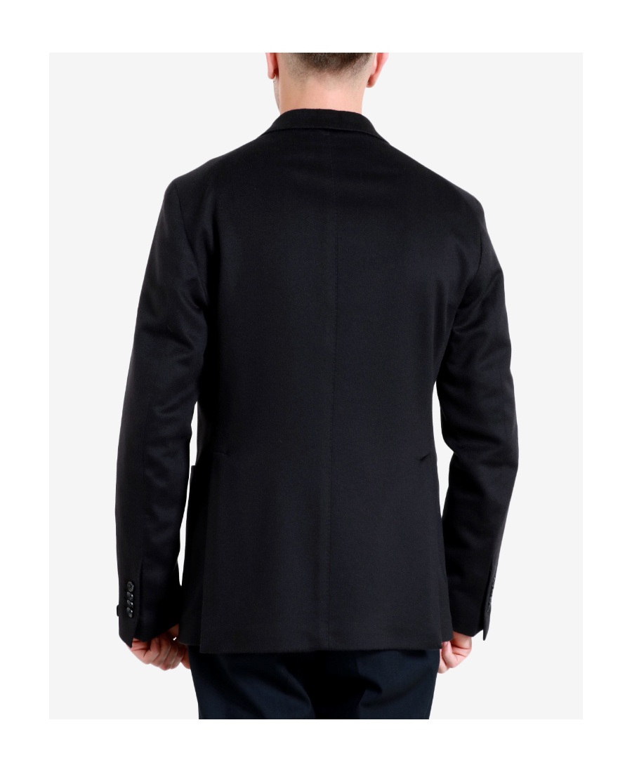 Shop Tagliatore Single-breasted Jacket In Black